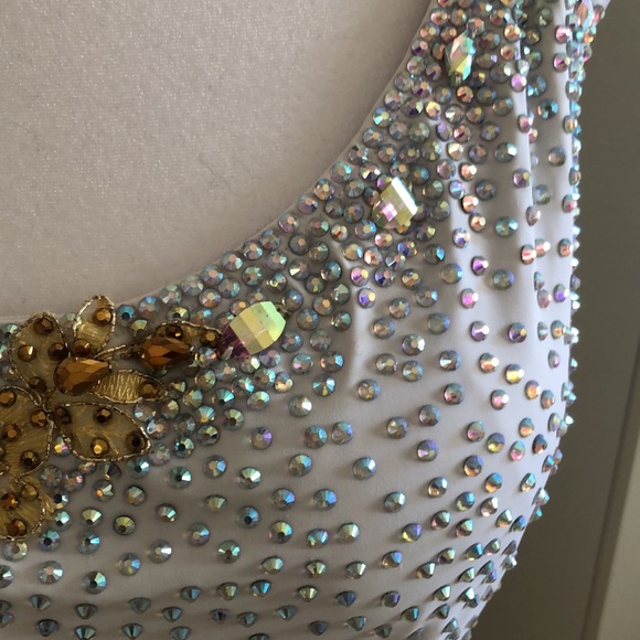 International Latin competition dress custom hand made (never danced in) - Picture 9 of 12